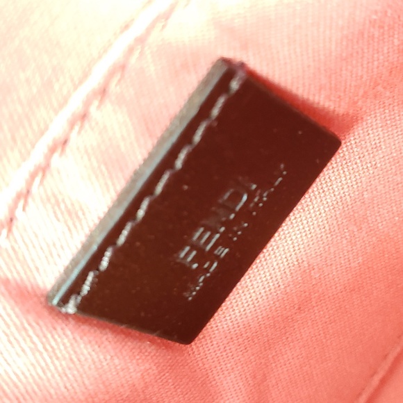 Coral Leather Fendi Crossbody Bag - Picture 10 of 16